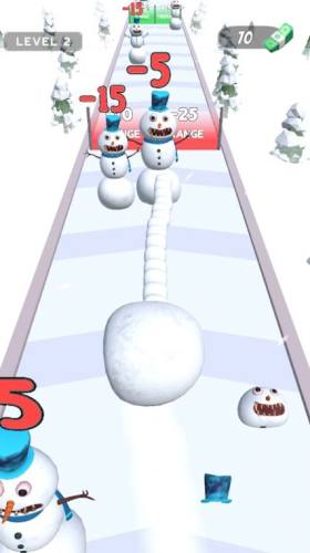 收集雪球跑官方版游戏