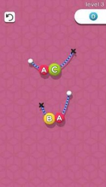 拴绳合并球游戏