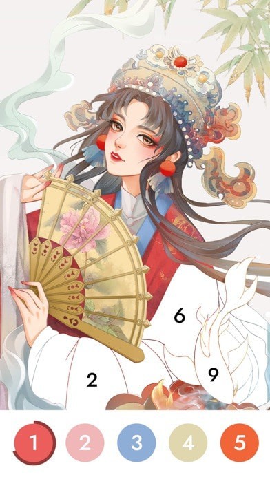 花花数字填色游戏
