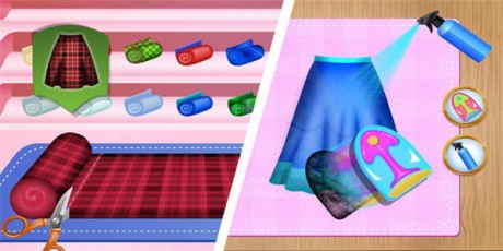 高中服装制作游戏