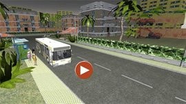 城市大巴车驾驶游戏游戏