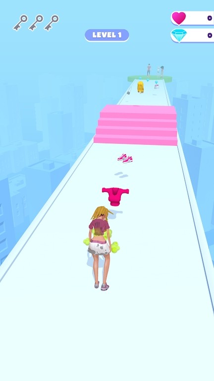 美女跑酷改造游戏