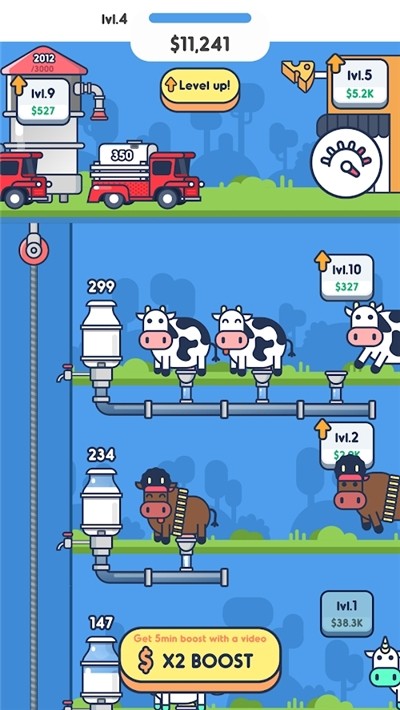 牛奶工厂流水线游戏(milk游戏