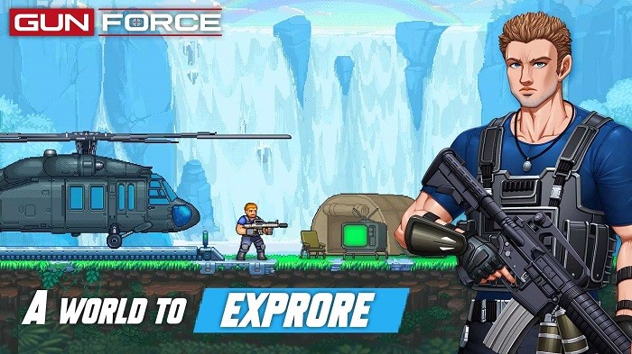 魂斗罗射击竞技游戏(gunforce)游戏