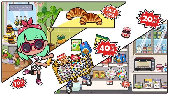 米加迷你商店购物游戏游戏