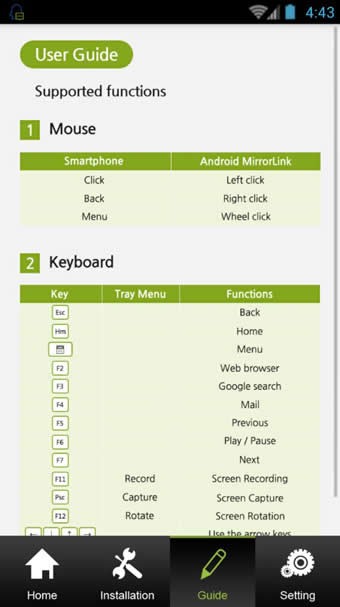 MirrorLinkAPP