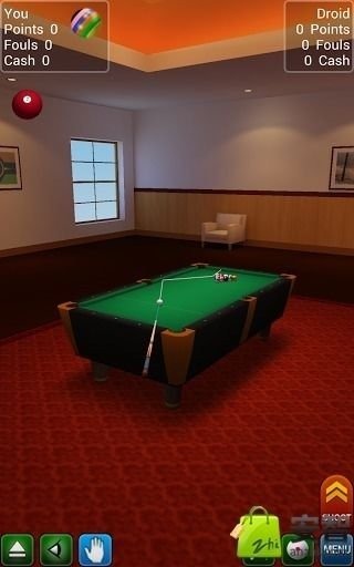 3d单机台球中文版游戏
