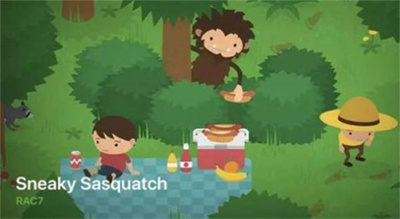 捣蛋大脚怪森林护林员游戏