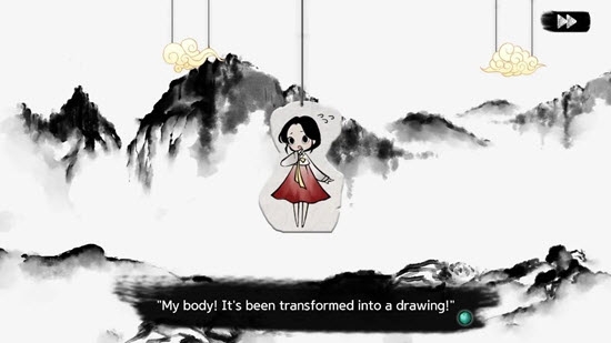 画在方块上的少女故事游戏