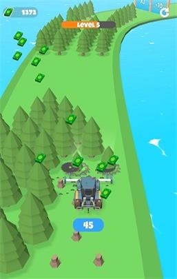 3D伐木车跑游戏