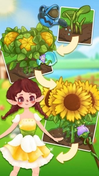 彩虹仙子魔法花园游戏