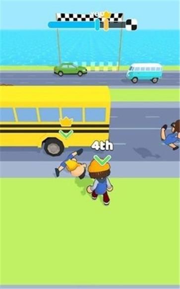 过马路竞赛游戏
