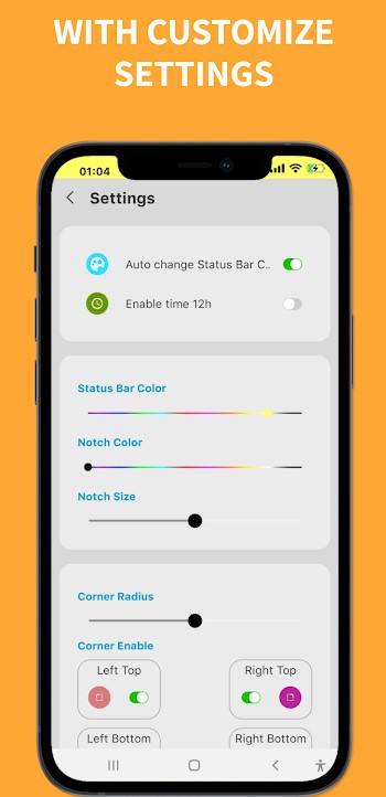 仿iOS状态栏APP