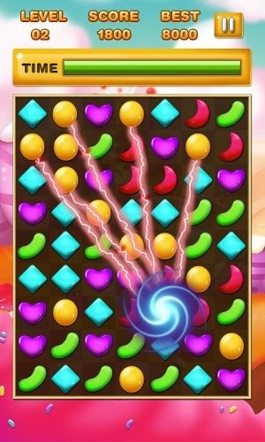 糖果连线爆破游戏