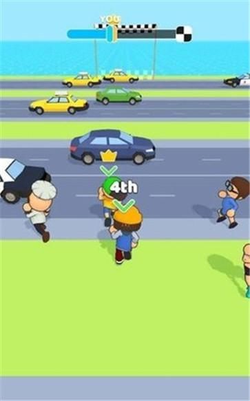 过马路竞赛游戏