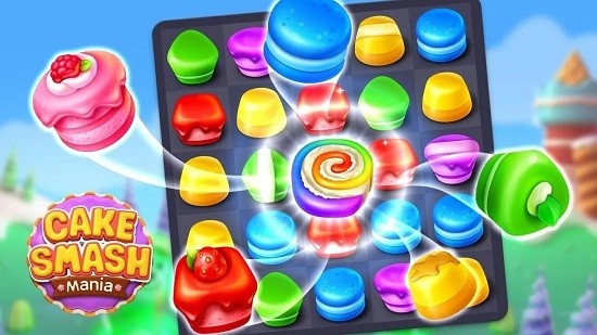蛋糕粉碎消除app游戏
