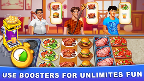 烹饪美味的食物游戏