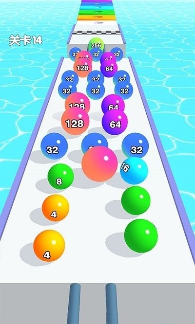 2048碰碰球游戏