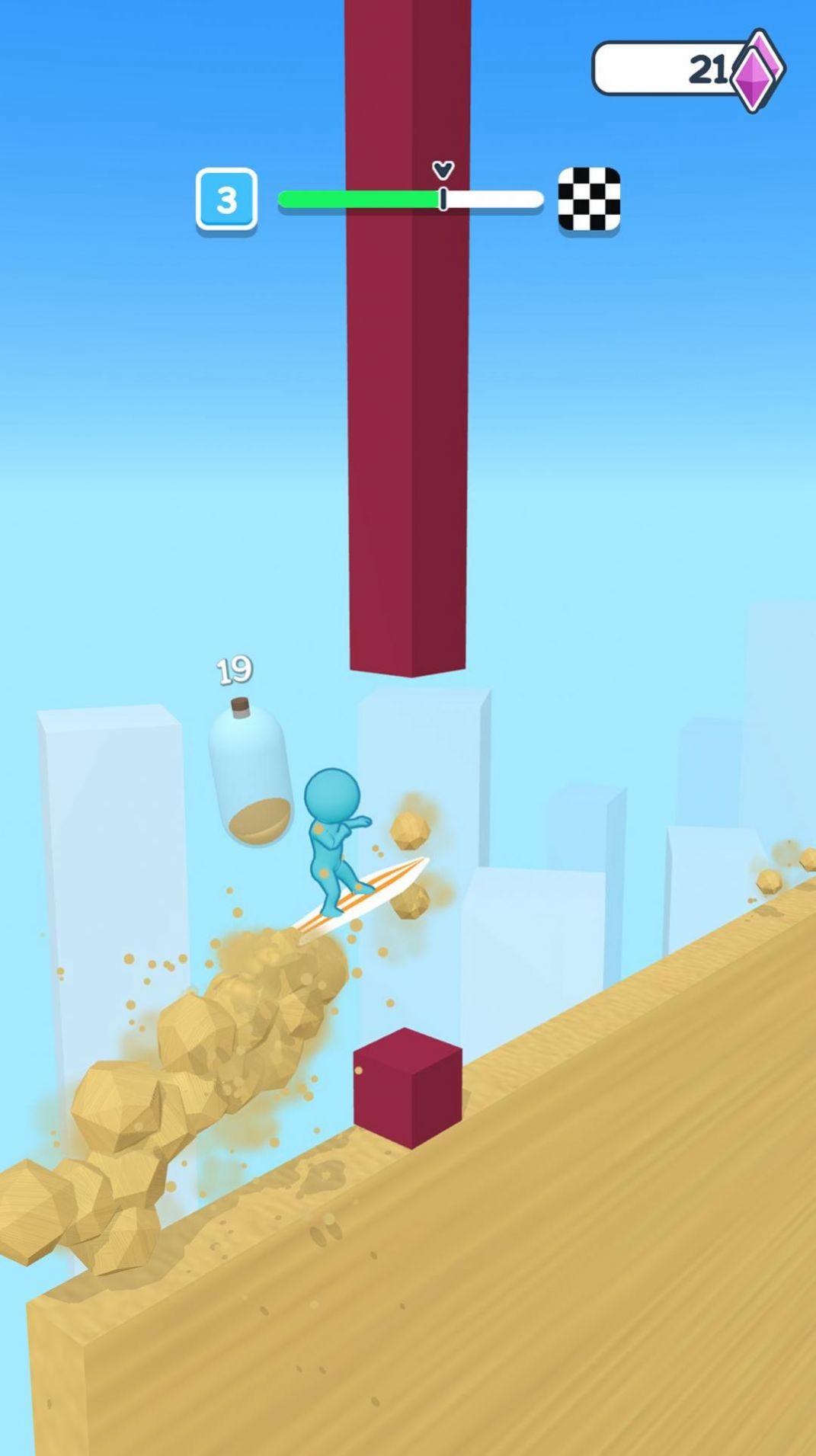 沙滩冲浪者3D游戏