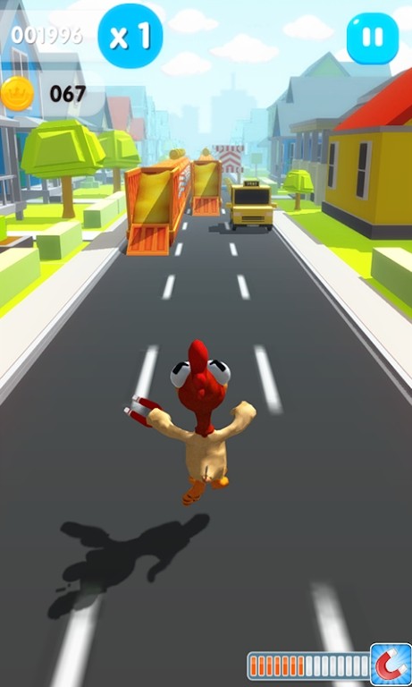小鸡赛跑游戏