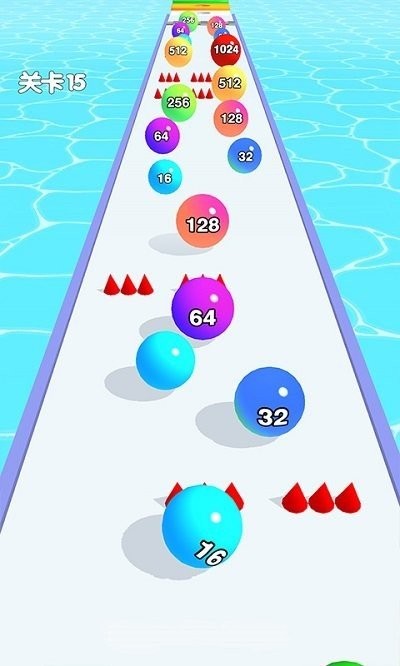 2048碰碰球游戏