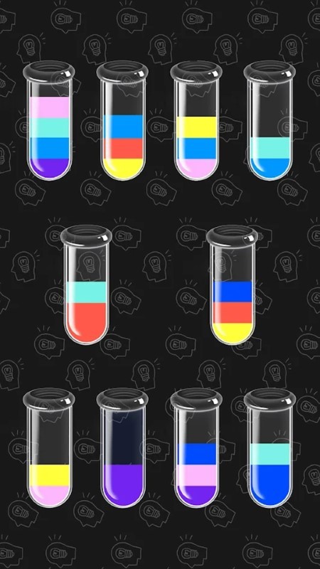 液体水排序拼图游戏游戏