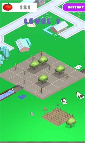 挖沟谜题游戏