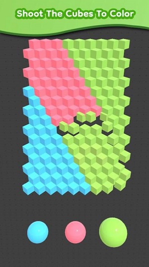 颜色射击3D游戏