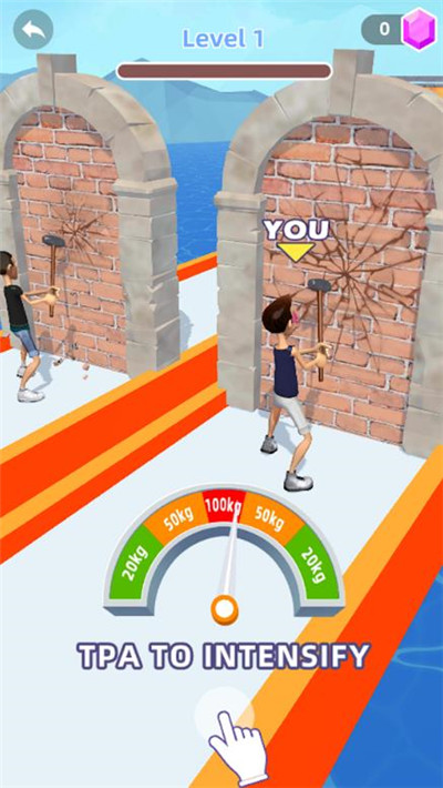 打破面前的墙游戏