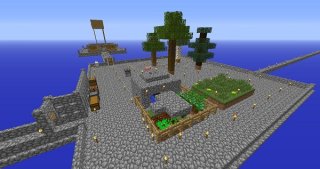空岛世界生存游戏