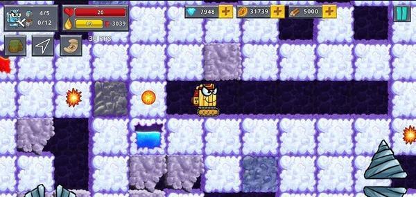 方块挖掘机游戏