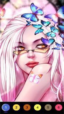 色彩数字着色游戏