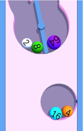 挖沙落球2048游戏