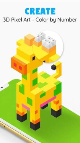 像素填色3D游戏游戏