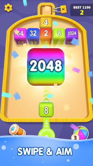2048方块射手游戏