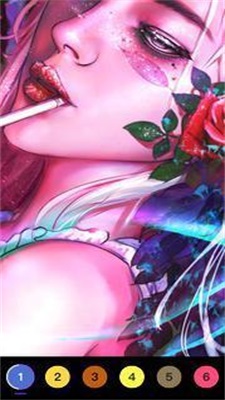 色彩数字着色游戏