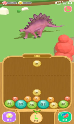 恐龙2048游戏