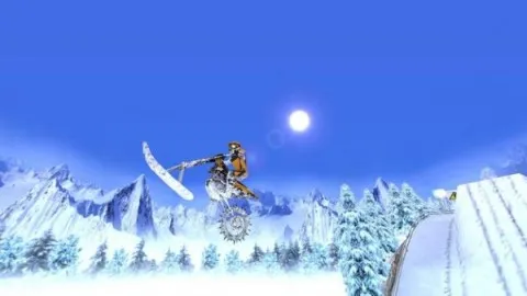雪地极限自行车手机版游戏