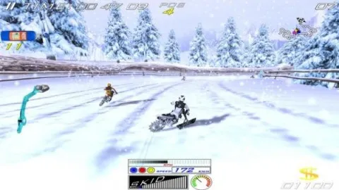 雪地极限自行车手机版游戏
