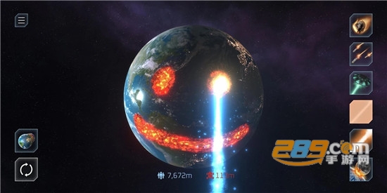 地球爆炸模拟游戏