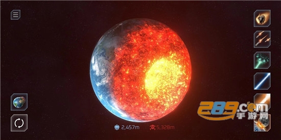 地球爆炸模拟游戏