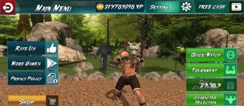 野生动物摔跤斗士游戏游戏