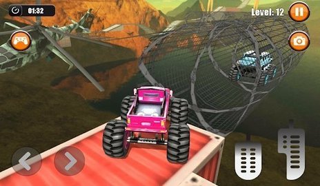 终极怪物卡车3D特技赛车app游戏