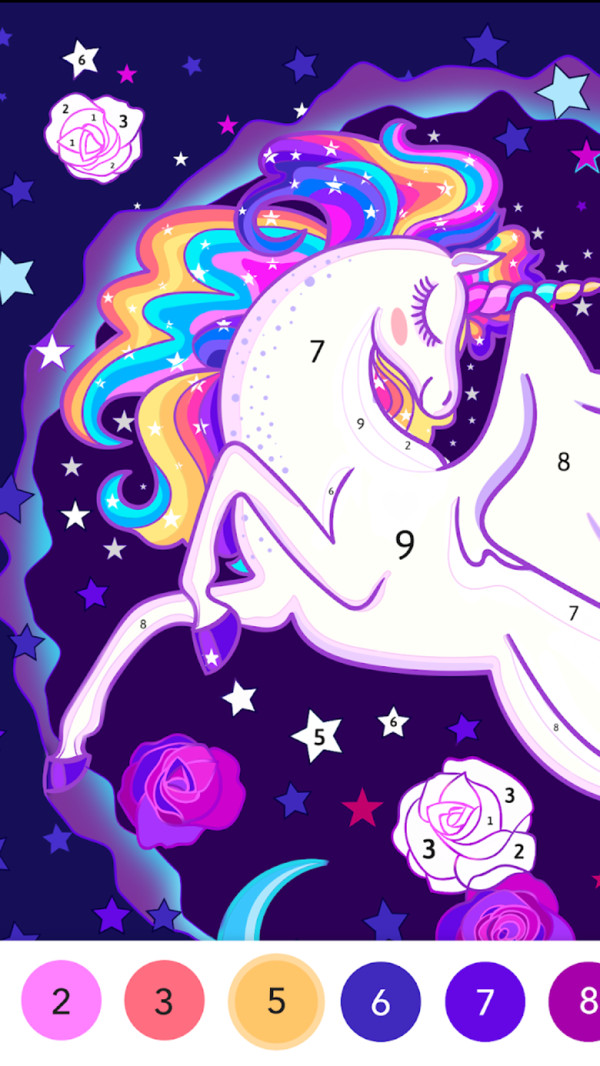梦幻童话填色游戏