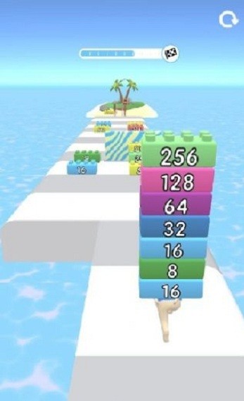 2048积木跑游戏