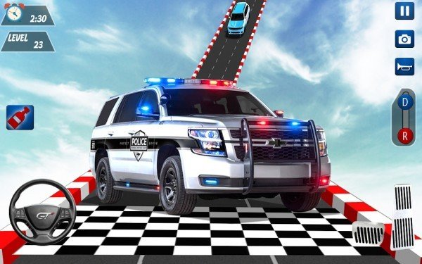 警察吉普特技3D游戏
