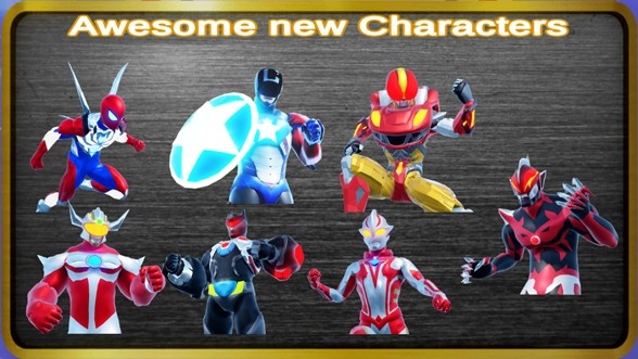 超级英雄战士融合游戏