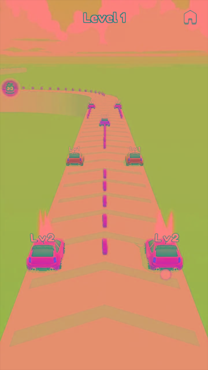 合并赛车跑酷游戏