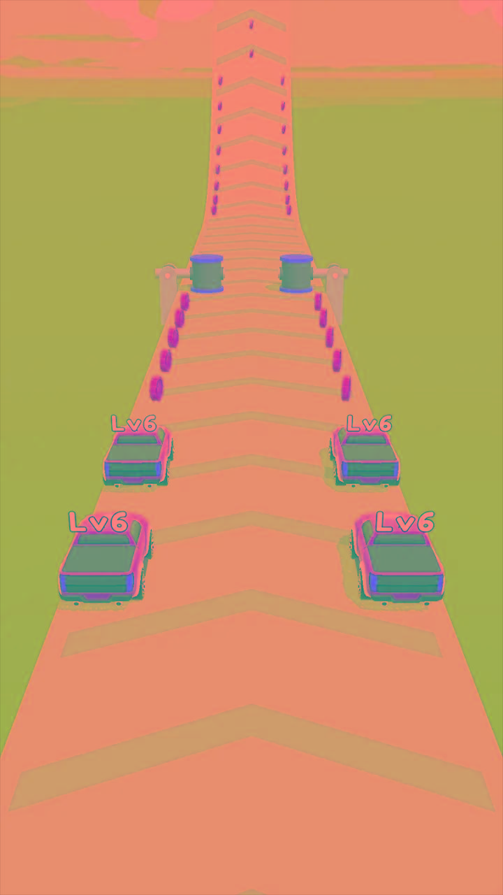 合并赛车跑酷游戏