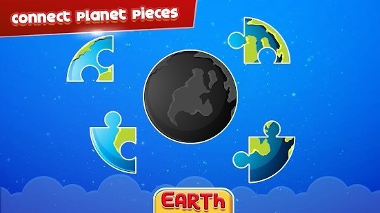 趣味星球拼图游戏